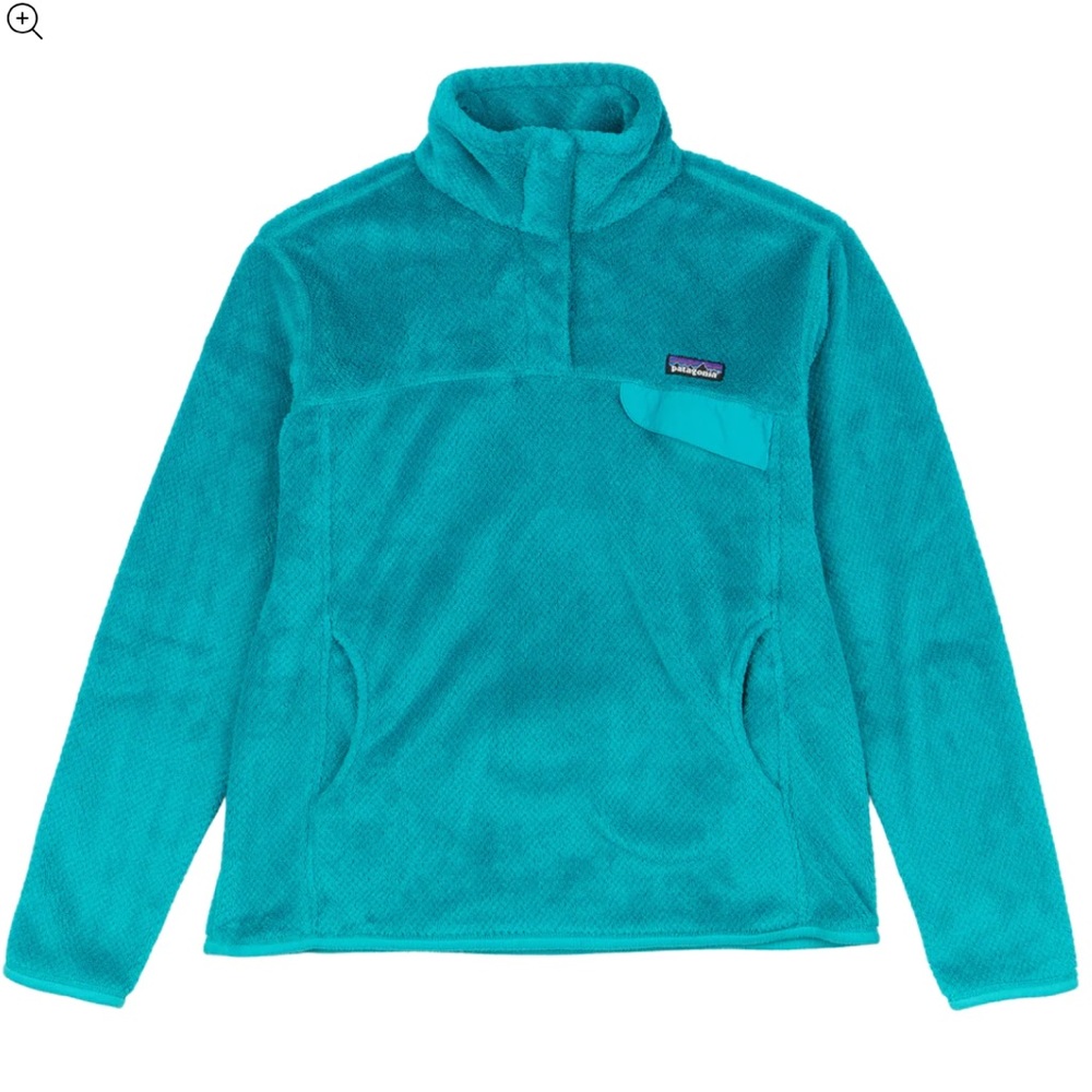 Patagonia Re-Tool Snap-T Turquoise Fleece Pull Over Size L